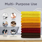 DecorRack 20 Pack 100% Cotton Wash Cloth, Luxurious Soft, 12 x 12 inch Ultra - Image 2