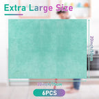 Newwiee 6 Pcs Extra Large Microfiber Cleaning Cloth 30" x 20" Washable Reusable - Image 2