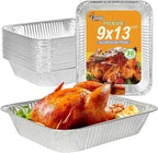 Gladify Aluminum Foil Pans 9x13 Disposable Baking Pans 30 Pack Heavy Duty Half by Unknown
