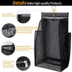 Hanging Collapsible Breathable Mesh Laundry Hamper, Fast Drying Portable Space - Image 3