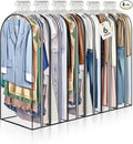4 pcs 60" Garment Bags for Hanging Clothes, Garment Bags for Travel Covers by AURUZA