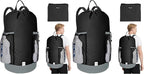 BALEINE 120L Laundry Bag Backpack, 900D Oxford Fabric Large Travel Laundry Bags by BALEINE