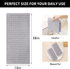 Homaxy 100% Cotton Terry Kitchen Towels, Checkered Designed, Soft and Super - Image 5