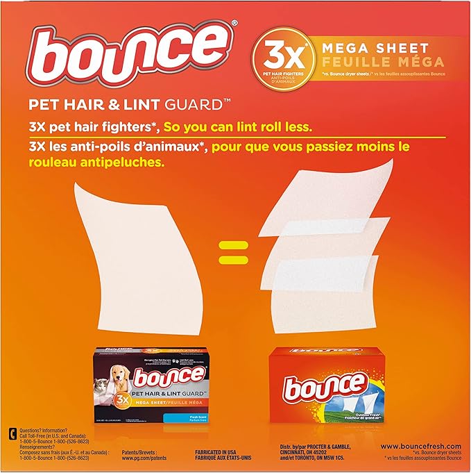 Bounce Fabric Softener Sheets, Fresh Scent - Image 5