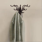 Creative Co-Op Antique Cast Iron Wall Hooks in Rust Finish - Image 4