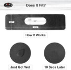 Faucet Mat Bathroom Sink Oval-Hole : AHA HOMEWARE Diatomite Rubber Bathroom - Image 2
