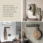 Umbra Flip Wall-Mounted Coat Rack - Image 4