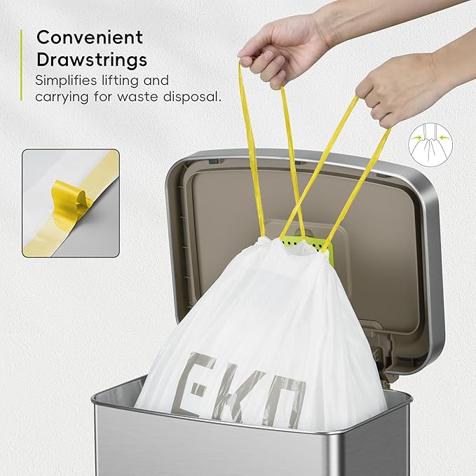EKO 21 Gallon / 50-90 Liter, Extra-Strong Garbage Bags, Fresh Floral Scent - Image 5