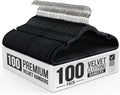 100 Pack Velvet Hanger for Shirt Pants Dresses Skirts Suits Jackets by OurModernSpace