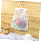 2pcs Mesh Bag with Hook Hanging Laundry Bags Multi-functional Mesh Bags - Image 6