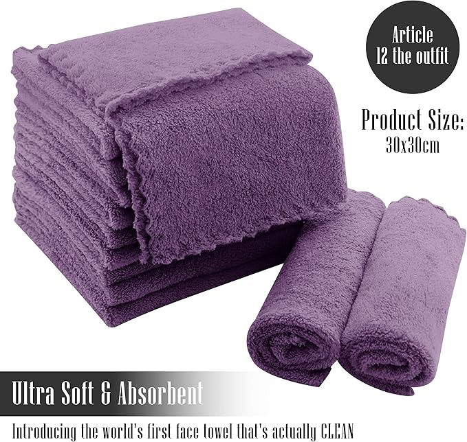 TENSTARS 12 Pack Premium Washcloths Set - Image 2