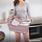 BROOKSTONE 11 GALLON XL 24" Collapsible Laundry Basket & Clothes Hamper - Image 2