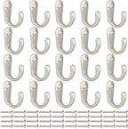 IBosins 20PCS Coat Hooks Wall Mounted Single Prong Robe Hook - Image 2