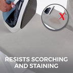 HOME GENIE Ironing Board Cover, Extra Thick Padding, Scorch Resistant Silicone - Image 3