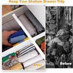 6 Pack Drawer Dividers for Clothes, Kitchen Utensils - Image 6