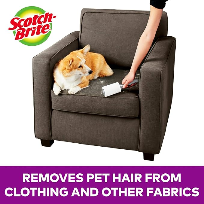 Scotch-Brite Pet Hair Pickup Extra Sticky Lint Roller, Designed - Image 2