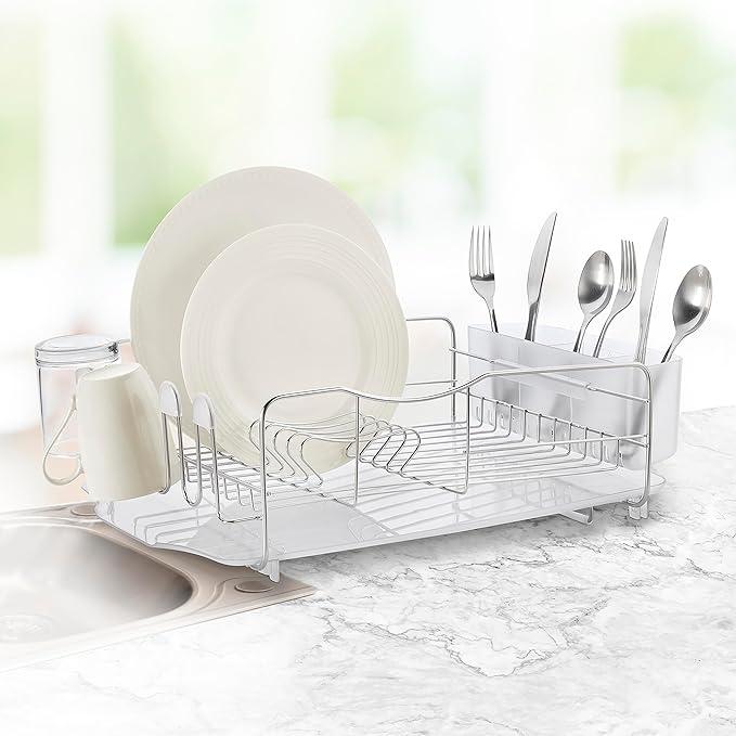 Polder Advantage 3-Piece Stainless Steel Dish Rack, Kitchen Organization and - Image 7