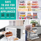 RockBerry 50 Pcs Large Food Storage Containers - Image 5