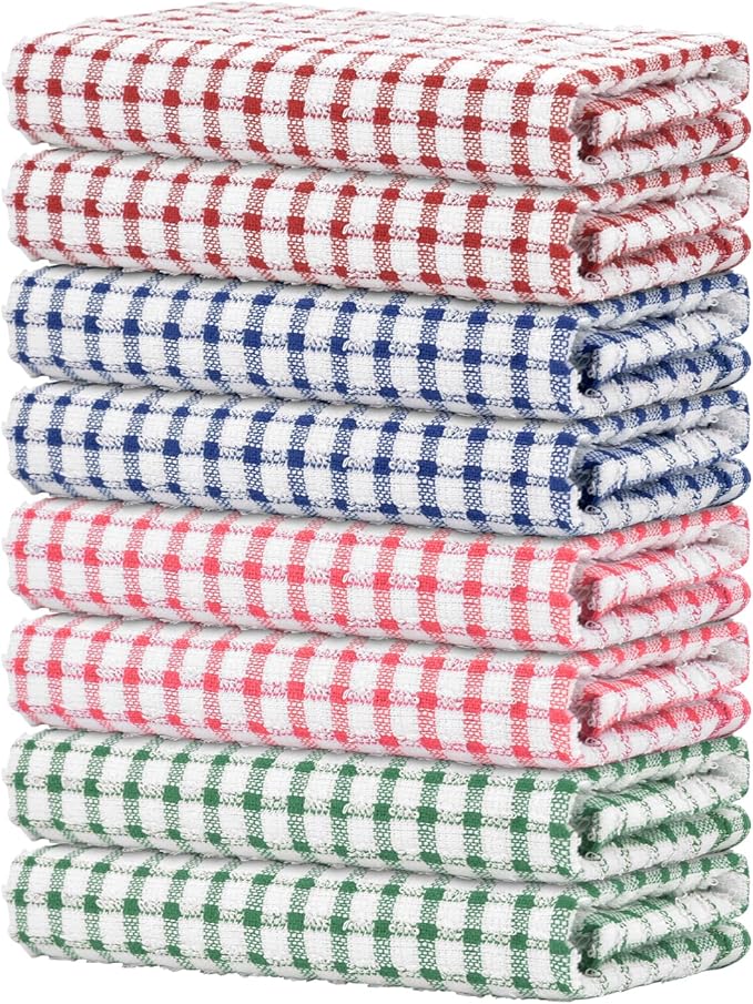 Nialnant 8 Pack Kitchen Towels, Dish Towels by Nialnant