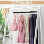 TOPIA HANGER Bra Hanger for Closet, 2 Pack Tank Top Hangers 40 Hooks Capacity - Image 6