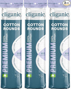 Cliganic Premium Cotton Rounds for Face by Cliganic