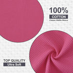 Kitinjoy 100% Cotton Kitchen Dish Cloths, 12 Pack Waffle Weave Ultra Soft - Image 2