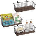 Wall Hanging Baskets 3 Pack, Diversified Wire Basket Shelves of Wooden Style by LIGHTDUST