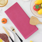 Homaxy 100% Cotton Waffle Weave Kitchen Dish Towels, Ultra Soft Absorbent Quick - Image 7