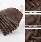 Homaxy 12 Pack Kitchen Dish Cloths, Ultra Soft and Absorbent Dish Towels - Image 4
