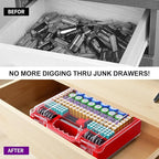 Battery Organizer Storage Holder Box Case - Image 4
