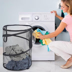 Seiritex 2Pcs Mesh Popup Laundry Hamper 115L Extra Large Collapsible Laundry - Image 2