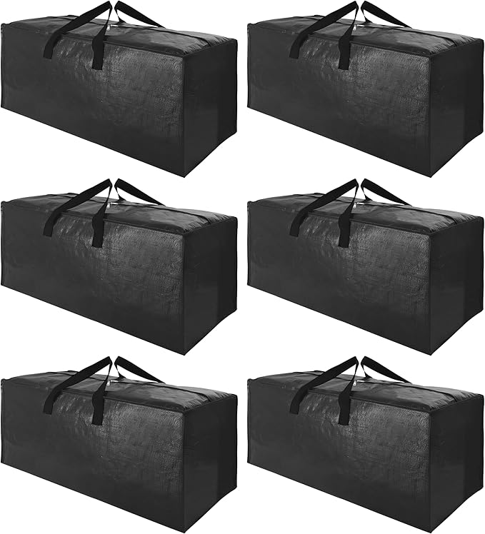 SWEET DOLPHIN 6 Pack Extra Large Moving Bags by SWEET+DOLPHIN