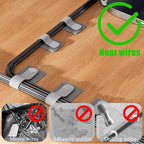 80PCS Hook and Loop Cable Ties, Hook and Loop Cable Straps, Under Desk Cable - Image 2