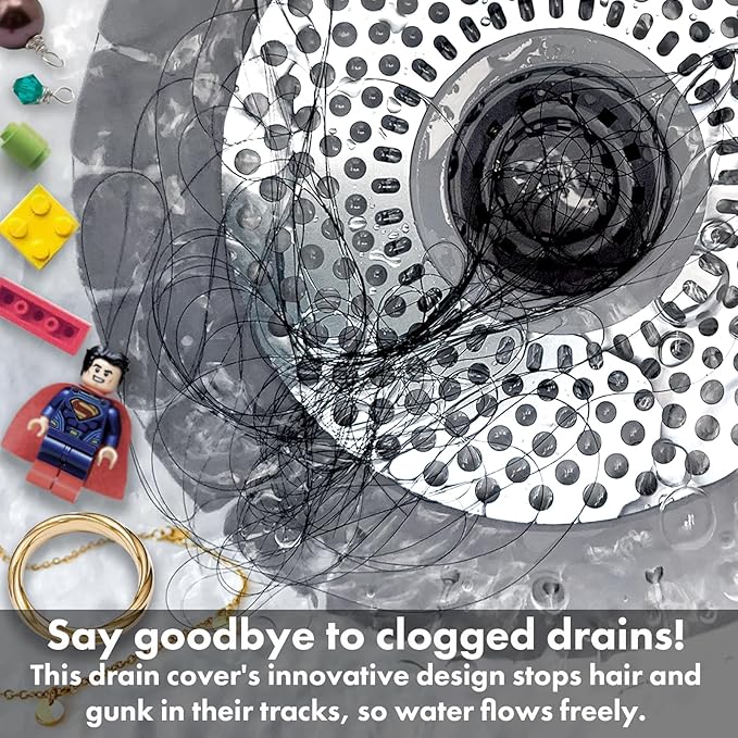 Shower Drain Hair Catcher/Bathtub Shower Drain Hair Trap/Strainer Stainless - Image 2