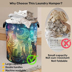 Gothic Black Cat Halloween Laundry Basket - Image 3
