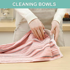 SALAS Kitchen Dish Towels for Drying Dishes, Large Cotton Kitchen Towels - Image 4