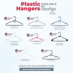 Neaties Plastic Hangers 45 Pack – Made in The USA – 6lb Capacity Standard - Image 7