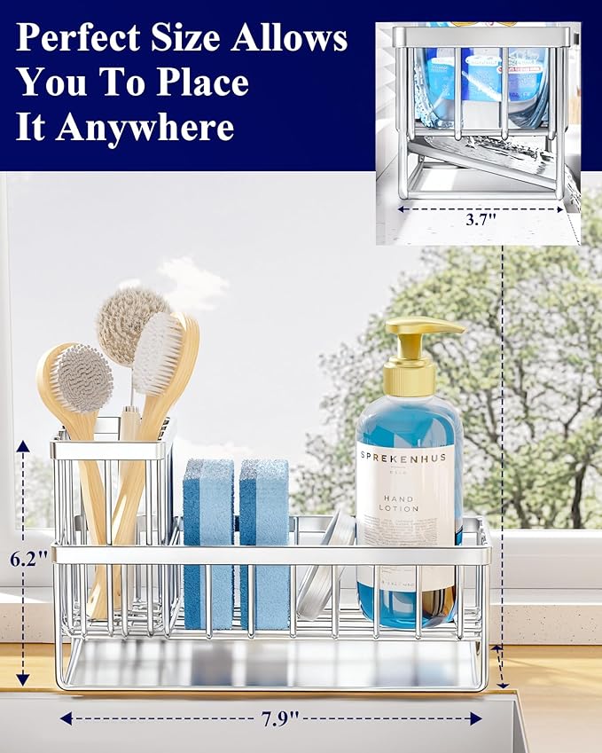 Kitsure Sponge Holder for Kitchen Sink - Image 2