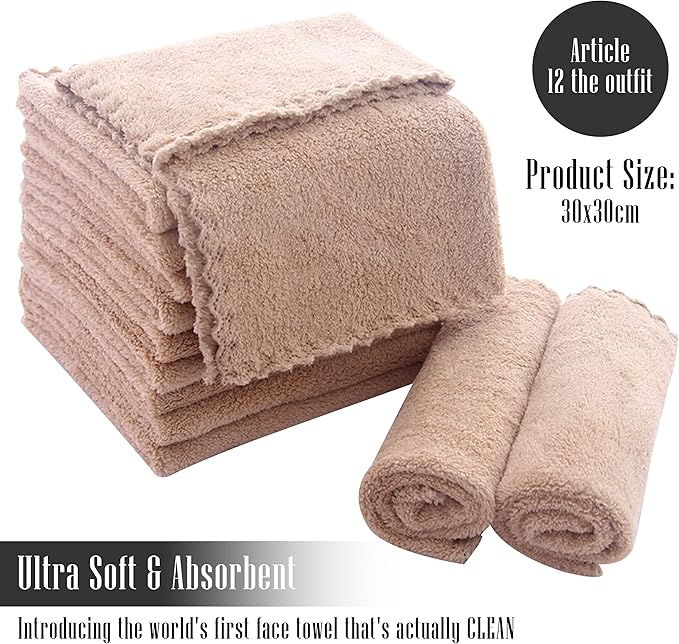 TENSTARS 12 Pack Premium Washcloths Set - Image 2