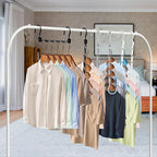 24 Pack Hangers Space Saving Magic Space Saver Storage Smart Plastic Clothes - Image 7