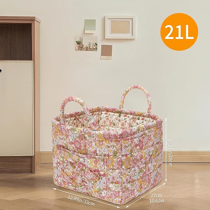Quilted Fabric Storage Baskets - Image 4