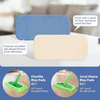 3 Pack Reusable Double-Sided Mopping Pads Compatible - Image 4