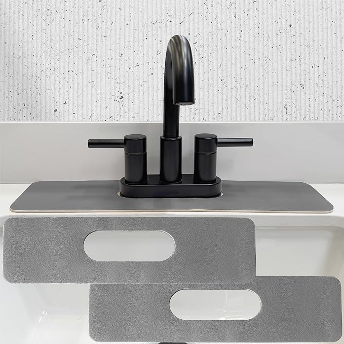 Faucet Mat Bathroom Sink Oval-Hole : AHA HOMEWARE Diatomite Rubber Bathroom by AHAHOMEWARE