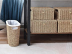 StorageWorks Wicker Waste Basket, Handwoven Seagrass Trash Can - Image 6