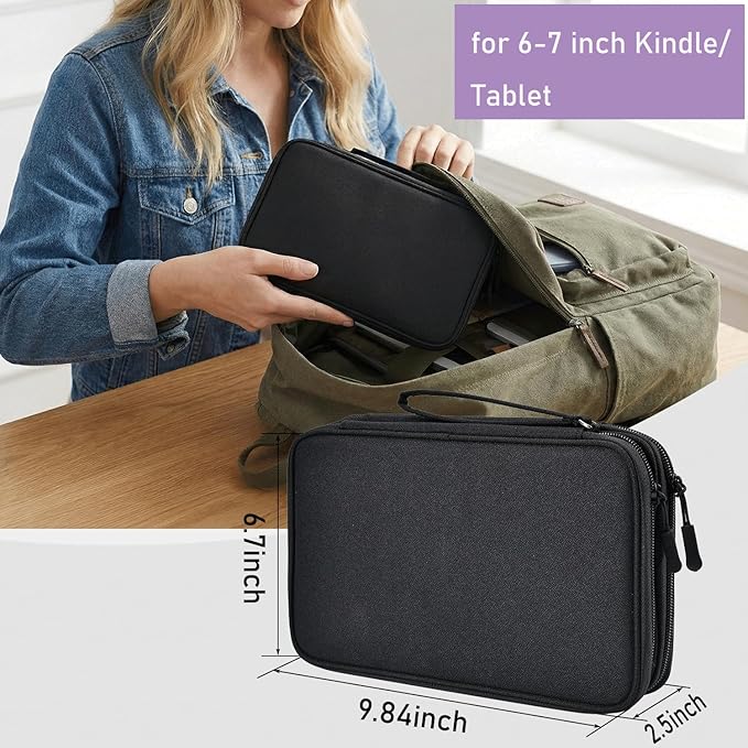 Large Electronics Travel Organizer Case, Electronic Accessories Carry Case - Image 2