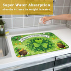 Happy St. Patrick's Day Dish Drying Mat 18 x 24 Inch - Image 7