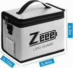 Zeee Fireproof Explosionproof Large Capacity Battery Storage Guard Pouch - Image 2