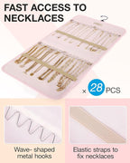 BAGSMART Hanging Jewelry Organizer Storage Roll - Image 2