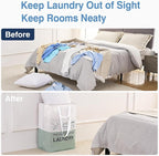 ELONG HOME Laundry Baskets, 92L Freestanding Laundry Basket - Image 4