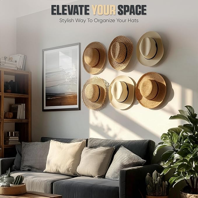 Modern JP Adhesive Hat Hooks for Wall - Image 9